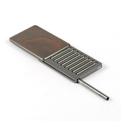 Portioning Snuffbox - Precise Titanium MARS SAND STONE Edition safe, fast, clean