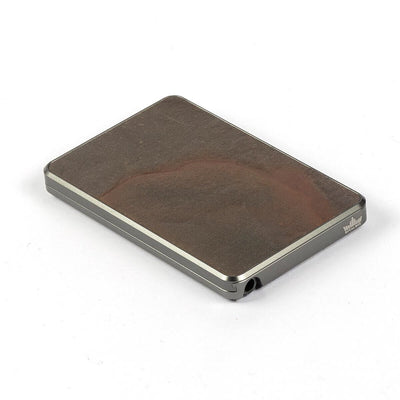 Portioning Snuffbox - Precise Titanium MARS SAND STONE Edition safe, fast, clean
