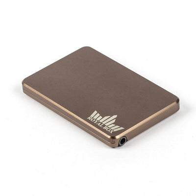 Royal Box Snuff box Olive Classic Aluminium Precise Dosing Nasal Snuff