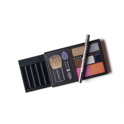 Royal Box Snuff box Make-Up Built In Metal Straw Safe