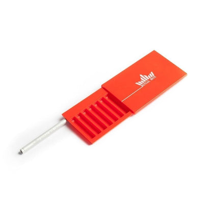 Royal Box Snuff box Vivid Red Built In Metal Straw Safe