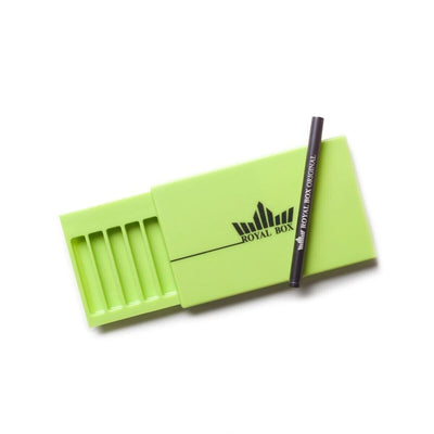 Royal Box Snuff box Party Green Built In Metal Straw Safe