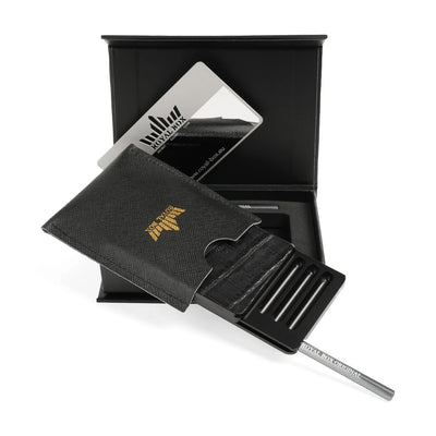 Royal Box Snuff Wallet Black CROCK