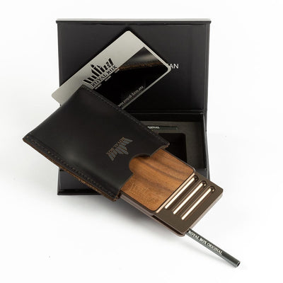 RB Royal Box Snuff Wallet AMERICAN WALNUT OLIVE Edition Edition