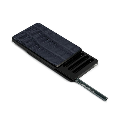Royal Box Snuff Wallet Navy CROCK