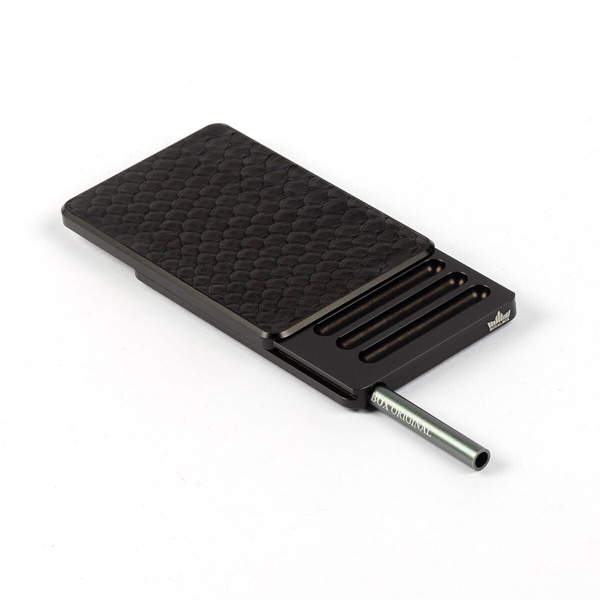 Snuff Wallet BLACK Python Stash box ⏐ snuff⏐ snuff kit ⏐ party accessories ⏐rave