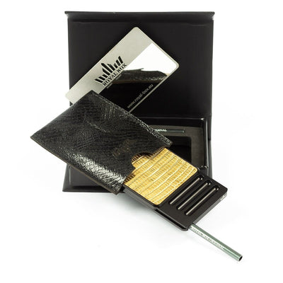 Royal Box Snuff box LIZARD Gold Limited Aluminium Edition safe, fast, clean