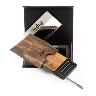 RB Royal Box Snuff Wallet AMERICAN WALNUT BLACK Edition