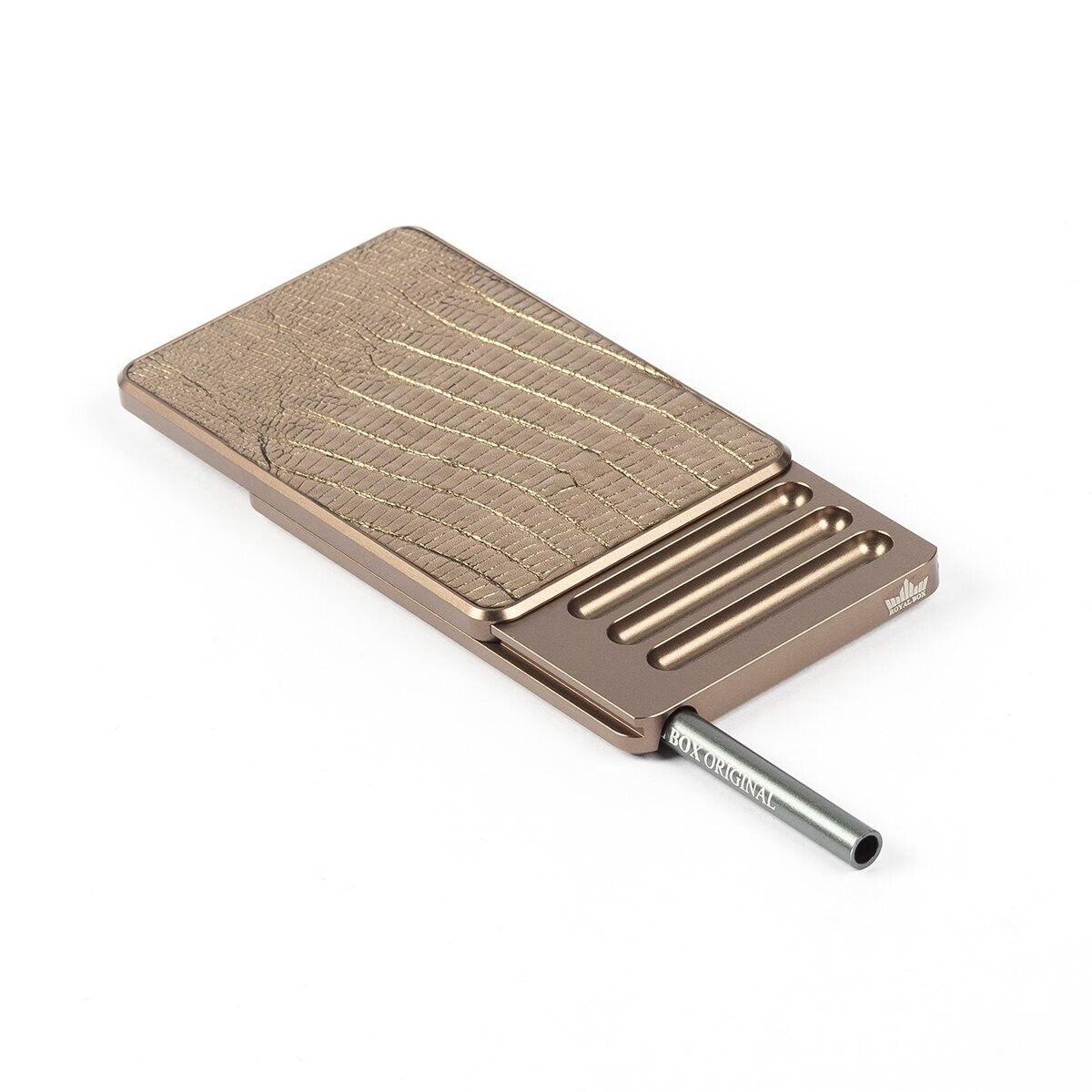 Royal Box Snuff Box special Limited edition LIZARD Bronze