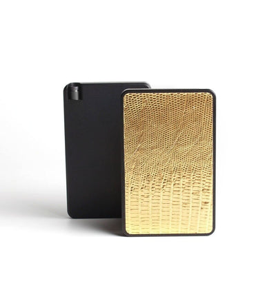 Royal Box Snuff box LIZARD Gold Limited Aluminium Edition safe, fast, clean