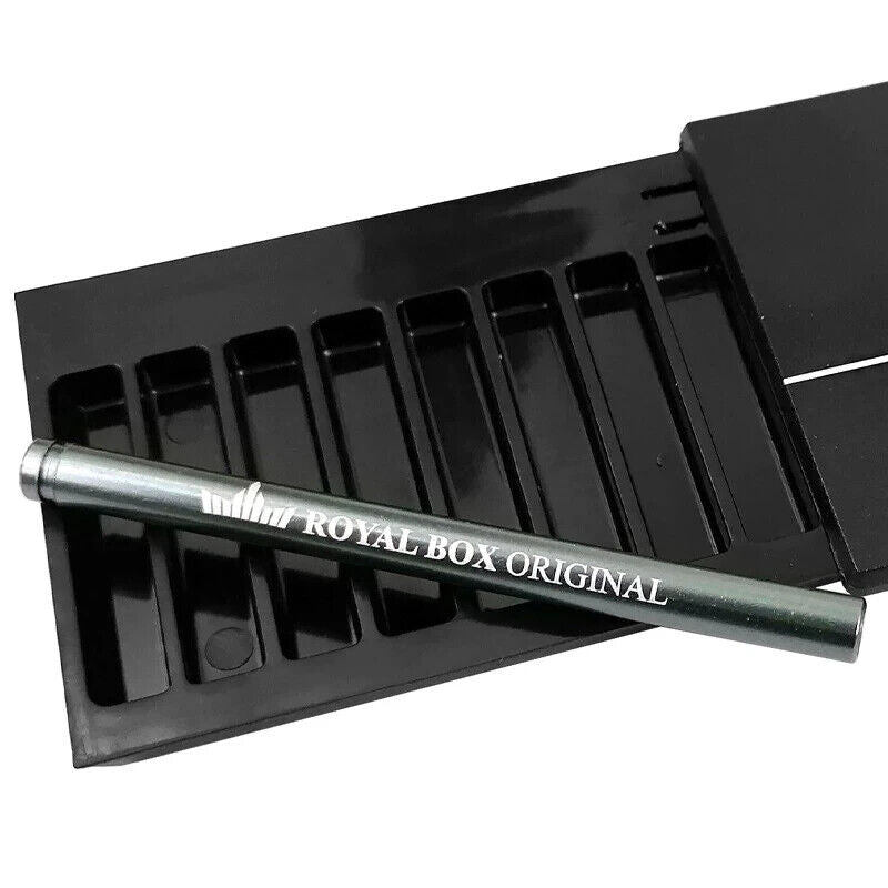 New Snuff box Black Built In Metal Straw safe, fast, clean & easy to use - Image #0